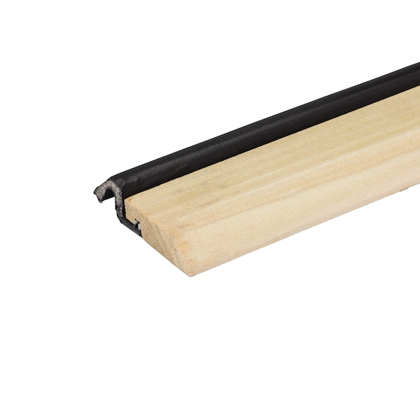 Streamline Pattern Door Stop Set, with (Black) Q-Lon Weatherstrip Top and Sides